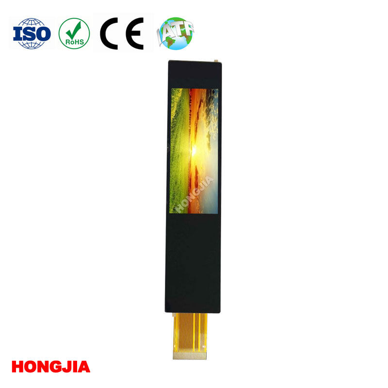 LCD de tira de 2.3 pulgadas de largo con toque