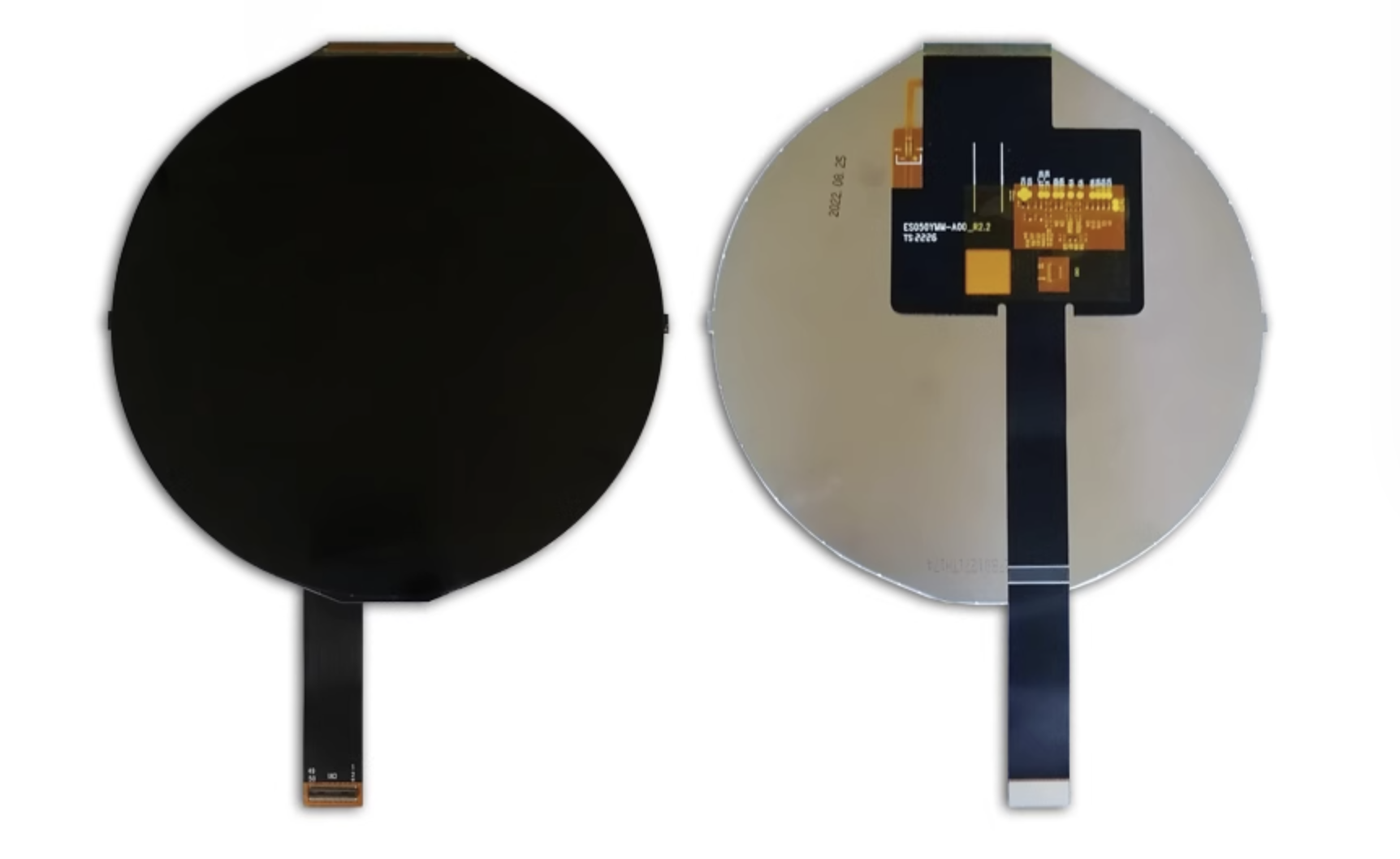 Pantalla LCD redonda de 5 pulgadas 1080*1080, interfaz MIPI con conjunto de pantalla táctil capacitiva de varios puntos GT911