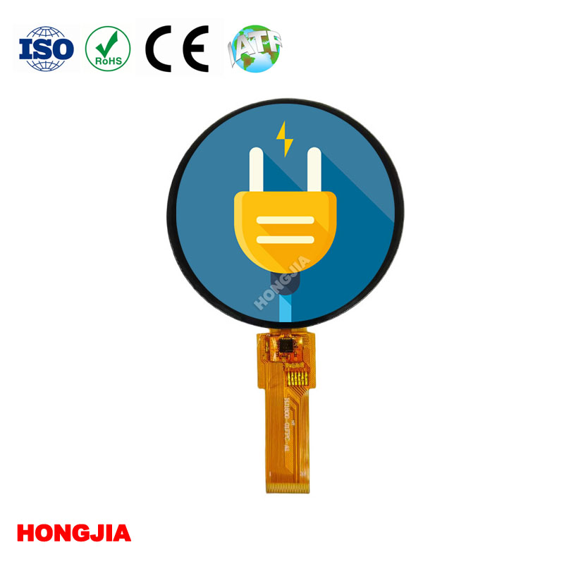 Pantalla redonda de 1,8 pulgadas con resolución de 360*360 y soporte para interfaces SPI/MCU/QSPI/MIPI