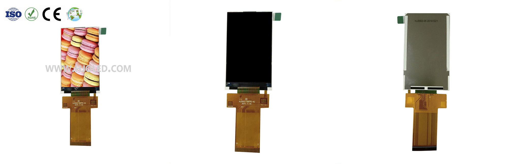pantalla LCD de 3.0-inch IPS con la resolución 240*400, interfaz de las ayudas SPI/MCU, suministro a largo plazo