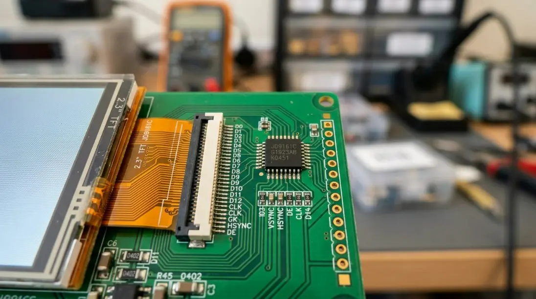 Guía definitiva de LCD TFT de 2,3 pulgadas: cumplimiento de IoT en 2026 e integración de JD9161C en China