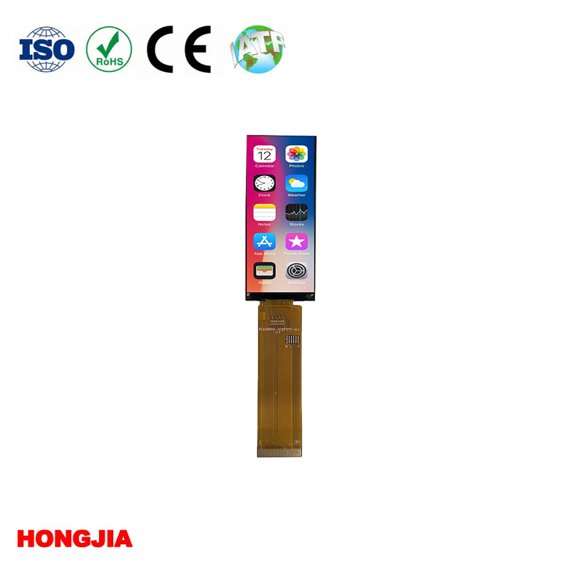 Pantalla tipo barra de 2,86 pulgadas (resolución de 200 x 648) compatible con interfaces QSPI/MCU/SPI